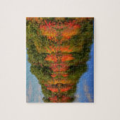 ニューイングランドのパズルの美しい秋 ジグソーパズル (縦)