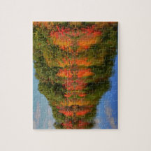 ニューイングランドのパズルの美しい秋