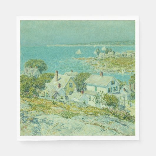 ニューイングランドのヘッドランズ(沿岸風景芸術) スタンダードランチョンナプキン (正面)