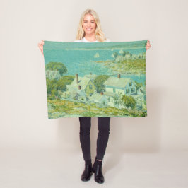 ニューイングランドのヘッドランズ（沿岸風景芸術） フリースブランケット