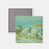 ニューイングランドのヘッドランズ（沿岸風景芸術） マグネット (正面/裏面)