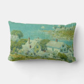 ニューイングランドのヘッドランズ（沿岸風景芸術） ランバークッション (裏面)