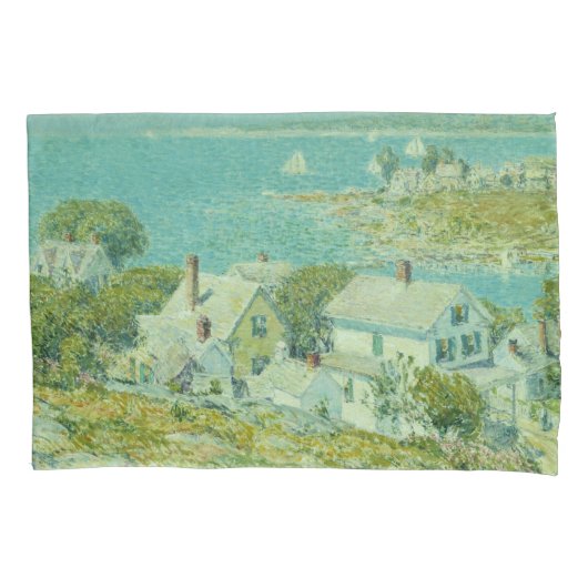 ニューイングランドのヘッドランズ（沿岸風景芸術） 枕カバー (正面左)