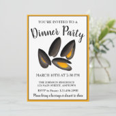 ニューイングランドのムール貝ビーチシーフードディナーパーティー 招待状 (スタンド正面)