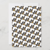 ニューイングランドのムール貝ビーチシーフードディナーパーティー 招待状 (裏面)