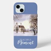 ニューイングランドの冬の水絵画色 Case-Mate iPhoneケース (裏面)