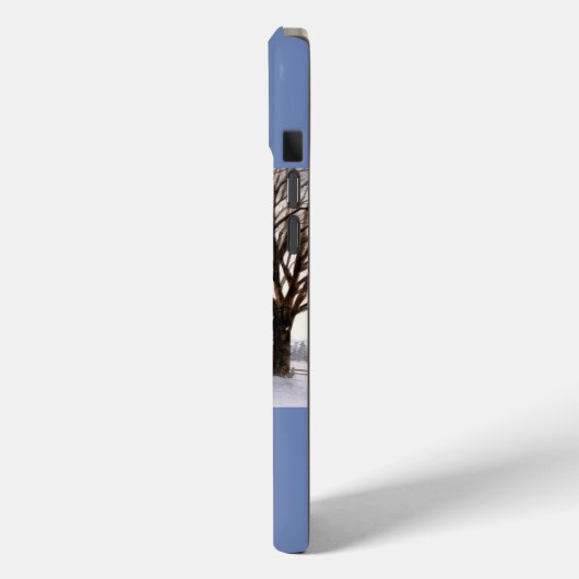 ニューイングランドの冬の水絵画色 Case-Mate iPhoneケース (裏面 / 左)