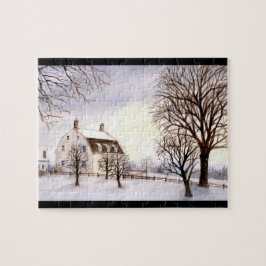 ニューイングランドの冬 ジグソーパズル