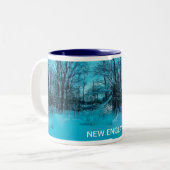ニューイングランドの冬 ツートーンマグカップ (正面左)
