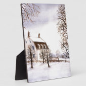 ニューイングランドの冬 フォトプラーク (側面)