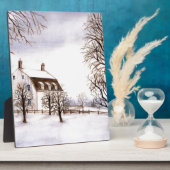 ニューイングランドの冬 フォトプラーク (側面)