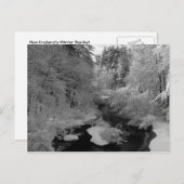 ニューイングランドの冬 ポストカード (正面/裏面)