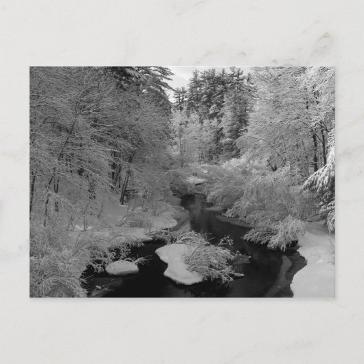 ニューイングランドの冬 ポストカード (正面)