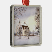 ニューイングランドの冬 by Farida Greenfield メタルオーナメント (右)
