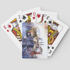 ニューイングランドの古いクリスマス(by Charles Russell) トランプ