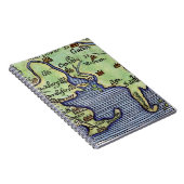 ニューイングランドの地図1677年 ノートブック (右側)