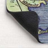 ニューイングランドの地図1677年 マウスパッド (コーナー)