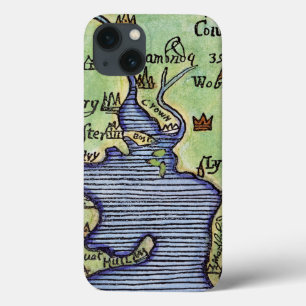 ニューイングランドの地図1677年 iPhone 13ケース