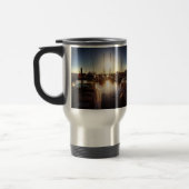 ニューイングランドの夏の日没 トラベルマグ (左)