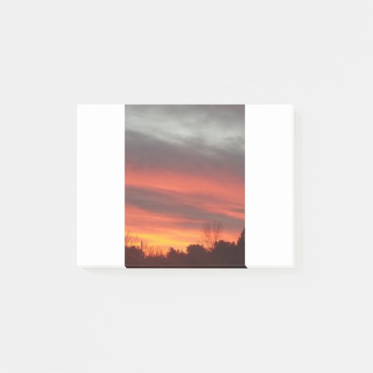 ニューイングランドの夕焼け ポストイット (正面)
