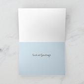 ニューイングランドの季節の挨拶カード 冬 シーズンカード (内部)