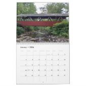 ニューイングランドの屋根付き橋カレンダー2 カレンダー (1月 2026)