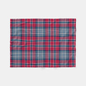 ニューイングランドの愛国者のフットボール・チームは格子縞を着色します フリースブランケット (正面(横))