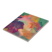 ニューイングランドの海岸沿いの紅葉 タイル (側面)