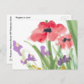 ニューイングランドの海岸沿いの紅葉 ポストカード (正面/裏面)