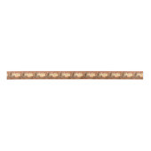 ニューイングランドの秋にホワイトテールディアー紅葉 サテンリボン (正面)