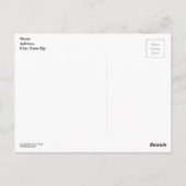 ニューイングランドの秋にホワイトテールディアー紅葉 ポストカード (裏面)