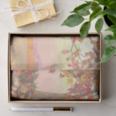 ニューイングランドの秋にホワイトテールディアー紅葉 薄葉紙 (ギフト)