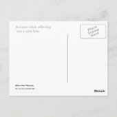 ニューイングランドの秋のはがき ポストカード (裏面)