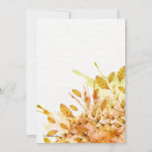 ニューイングランドの秋の招待状 招待状 (裏面)