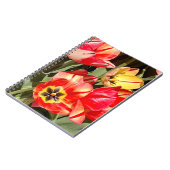 ニューイングランドの花の写真 ノートブック (左側)