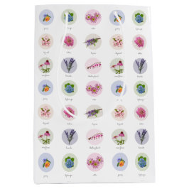 ニューイングランドの花 ミディアムペーパーバッグ