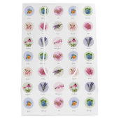 ニューイングランドの花 ミディアムペーパーバッグ (裏面)