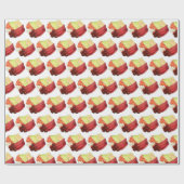 ニューイングランドの食事ゆでディナーコーニングビーフキャベツ ラッピングペーパー (フラット)