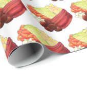 ニューイングランドの食事ゆでディナーコーニングビーフキャベツ ラッピングペーパー (ロールコーナー)