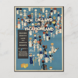 ニューイングランドはVacationland VintageTravelはがき ポストカード