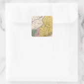 ニューイングランドまたは東部の州の地図 スクエアシール (バッグ)