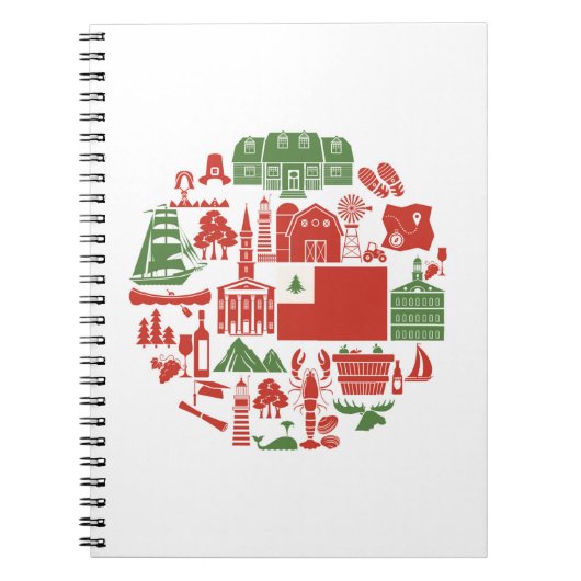ニューイングランドアイコン ノートブック (正面)