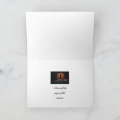 ニューイングランドクリスマスカード シーズンカード (内部)