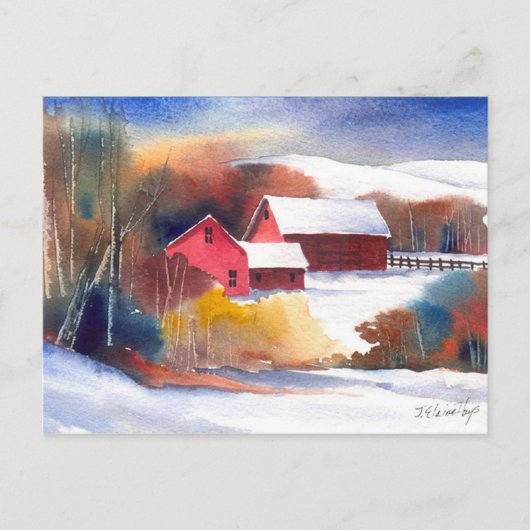 ニューイングランドバレーファーム ポストカード (正面)