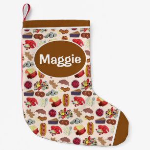 ニューイングランドフーズロブスタークラムズクランベリー スモールクリスマスストッキング