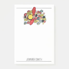 ニューイングランドロブスタークランベイシーフードディナー ポストイット