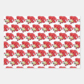 ニューイングランドロブスタークランベイシーフードディナー ラッピングペーパーシート (正面)