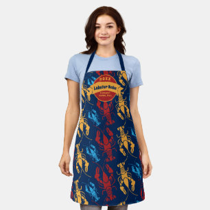 ニューイングランドロブスターベイクカスタム文字 エプロン