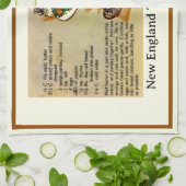 ニューイングランド七面鳥の詰め物レシピ キッチンタオル (折り畳み)