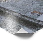 ニューイングランド冬朝 フォトプリント            (角)